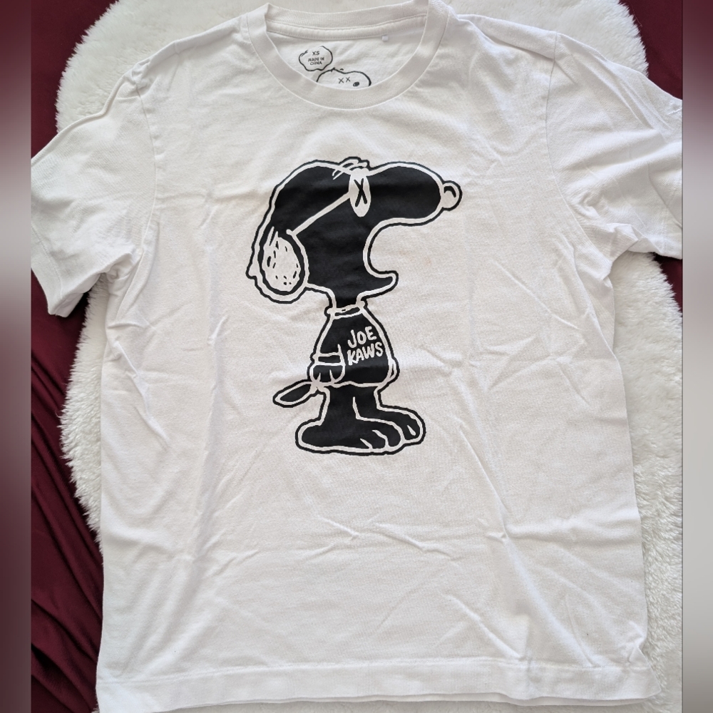 KAWS x Uniqlo Peanuts Joe KAWS T Shirt